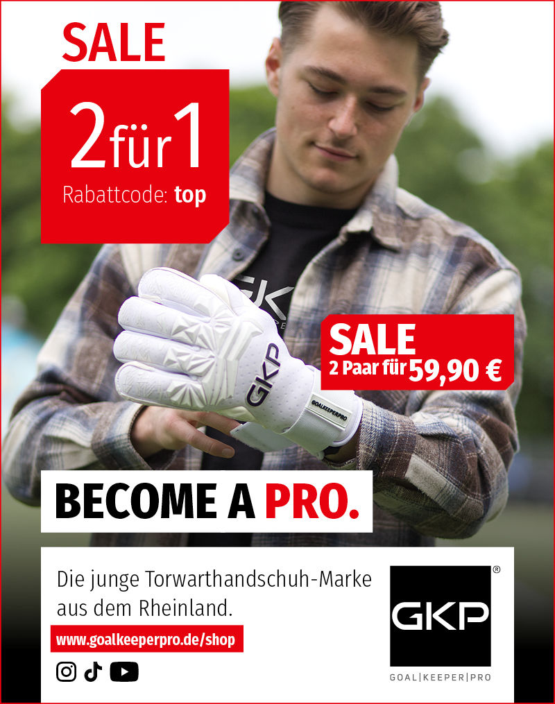 GoalkeeperPro Torwarthandschuhe: 2 Paar f&uuml;r 59,90&euro;