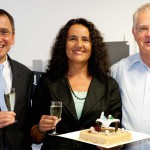 Events: Beste Partner: Prof. Dr. Werner Klaffke (Haus der Technik), Nuri Grohnert (Conventionbüro) und Sternekoch Berthold Bühler