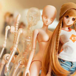 Das Skelett der Smart Doll von Danny Choo besteht aus Polyoxymethylen