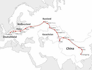 Eisenbahnlinie verbindet Duisport mit China