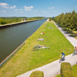 Radtour Ruhr: Entlang am Datteln-Hamm-Kanal in Lünen führt ein bequemer Radweg
